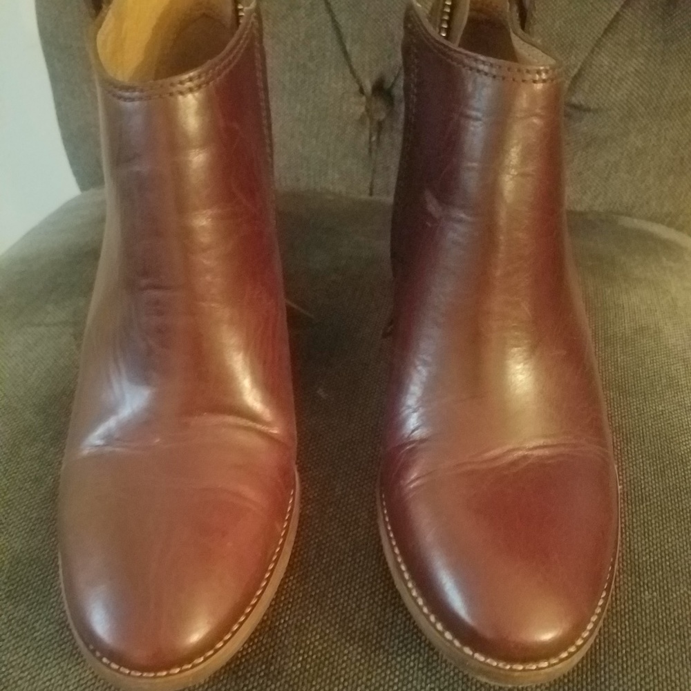 WOMEN'S MADEWELL LEATHER ANKLE BOOT/BOOTIE SIZE 9